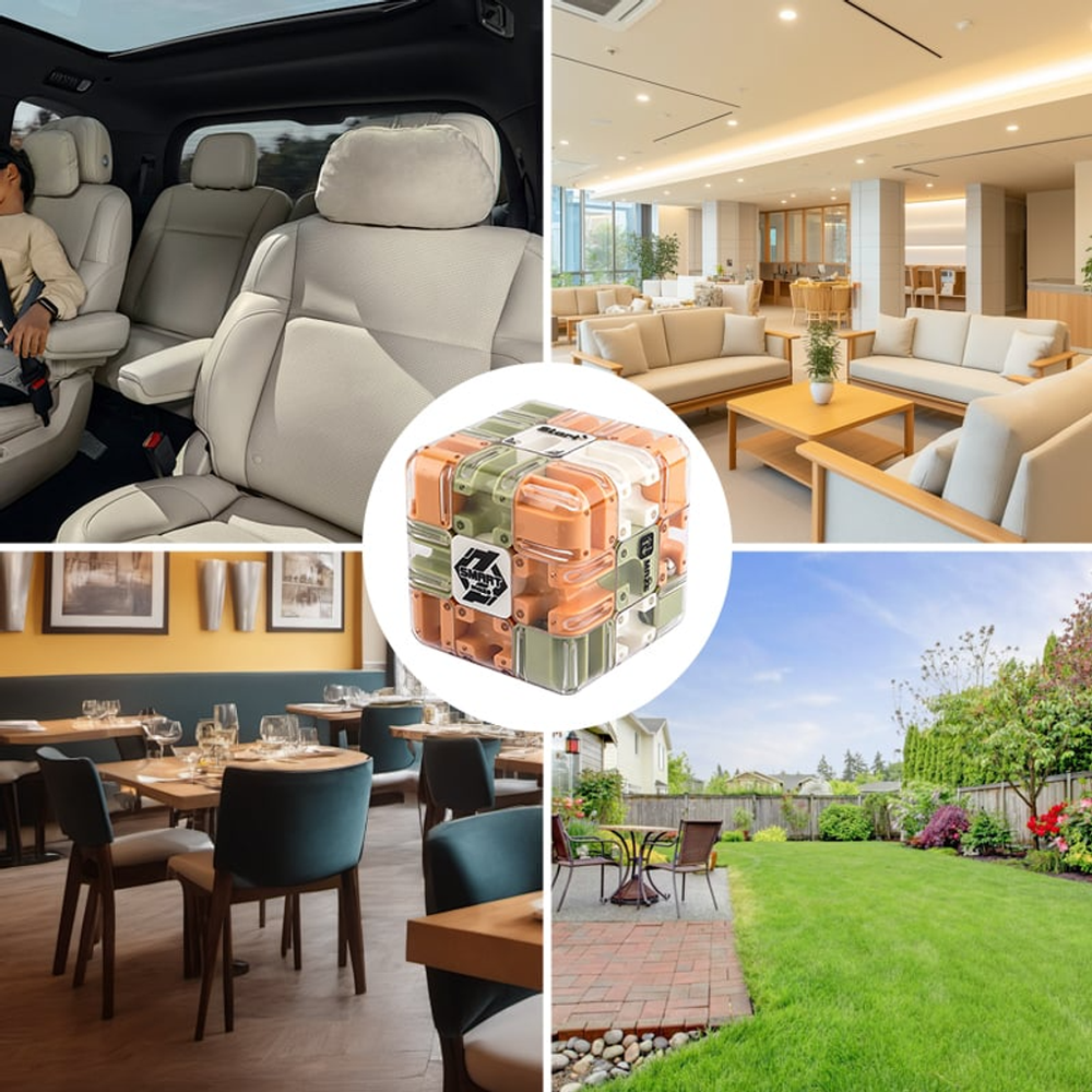 3D Rolling Ball Maze Cube